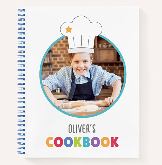Personalized Kids Recipe Book (Your Photo)